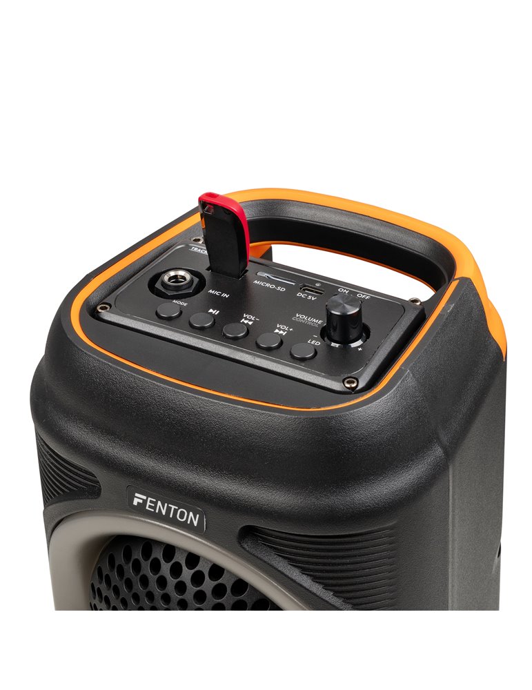 Track210 Altavoz para fiestas con espectáculo de luces LED