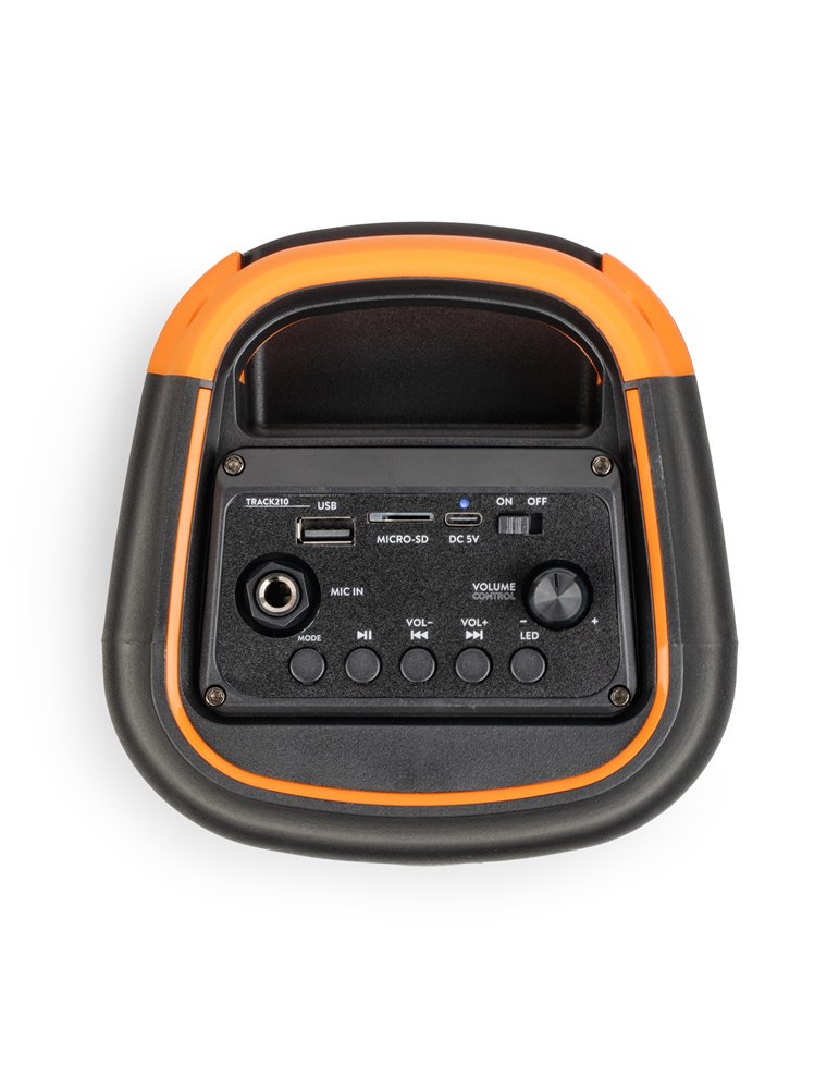 Track210 Altavoz para fiestas con espectáculo de luces LED
