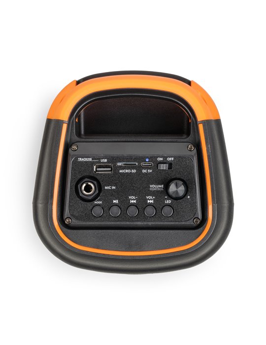 Track210 Altavoz para fiestas con espectáculo de luces LED