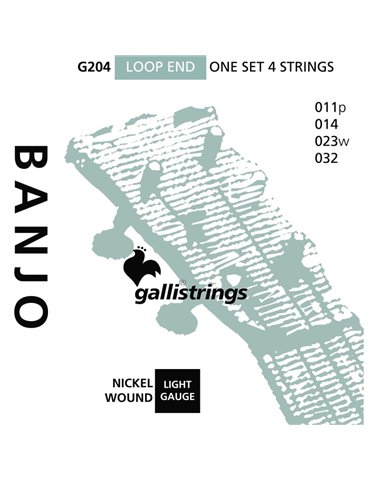 Juego Banjo Galli G-204