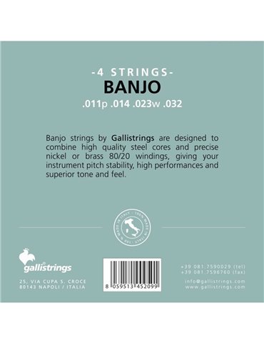 Juego Banjo Galli G-204 2