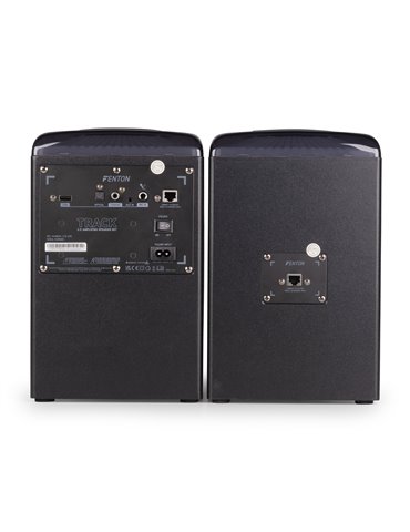 Track 2.0 Juego de altavoces amplificados con LED Negro 2
