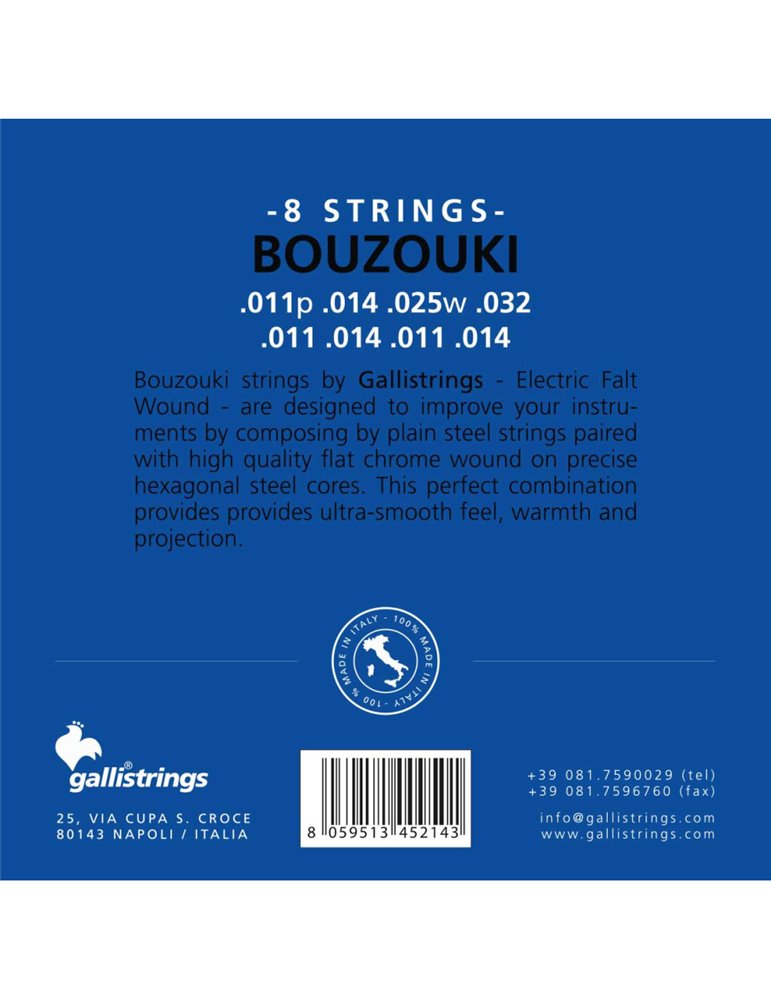 Juego Bouzouki Galli B-50