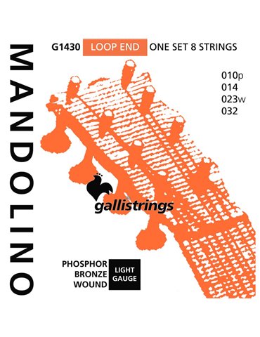 Juego Mandolina Galli G-1430