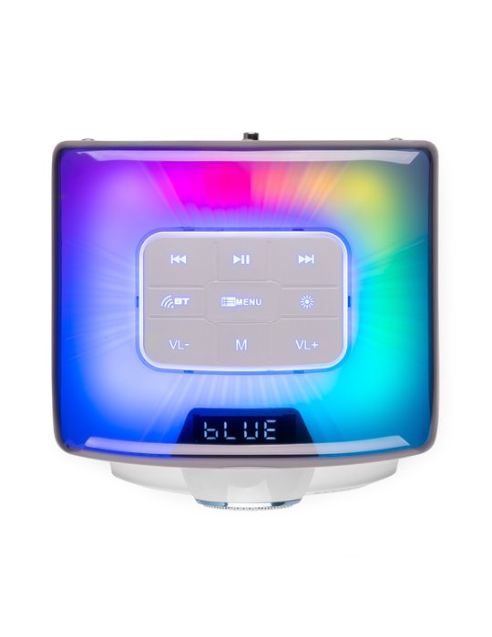 Track 2.0 Juego de altavoces amplificados con LED blanco