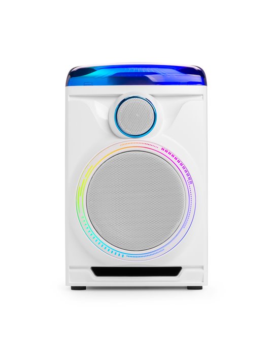 Track 2.0 Juego de altavoces amplificados con LED blanco