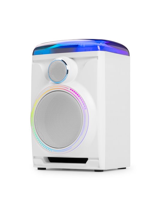 Track 2.0 Juego de altavoces amplificados con LED blanco