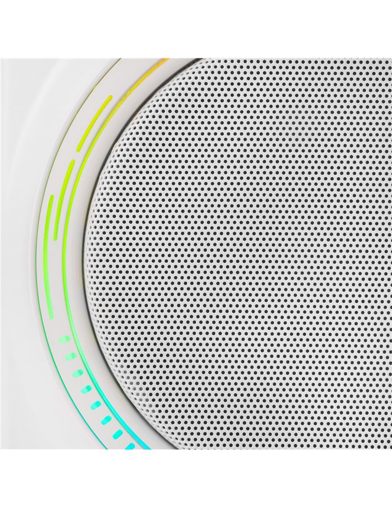 Track 2.0 Juego de altavoces amplificados con LED blanco