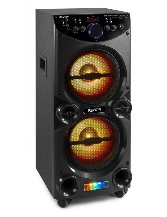 LIVE2104 Karaoke Station sobre ruedas 2x 10”