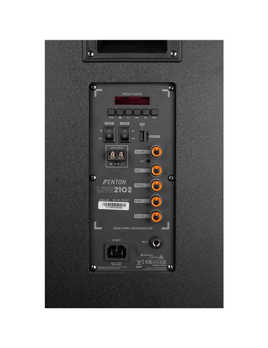 LIVE2102 Partystation 2x 10" 800W