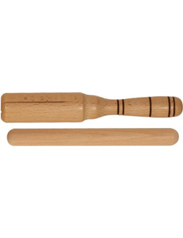 Güiro Tipo Agogo Goldon Madera Natural 33140