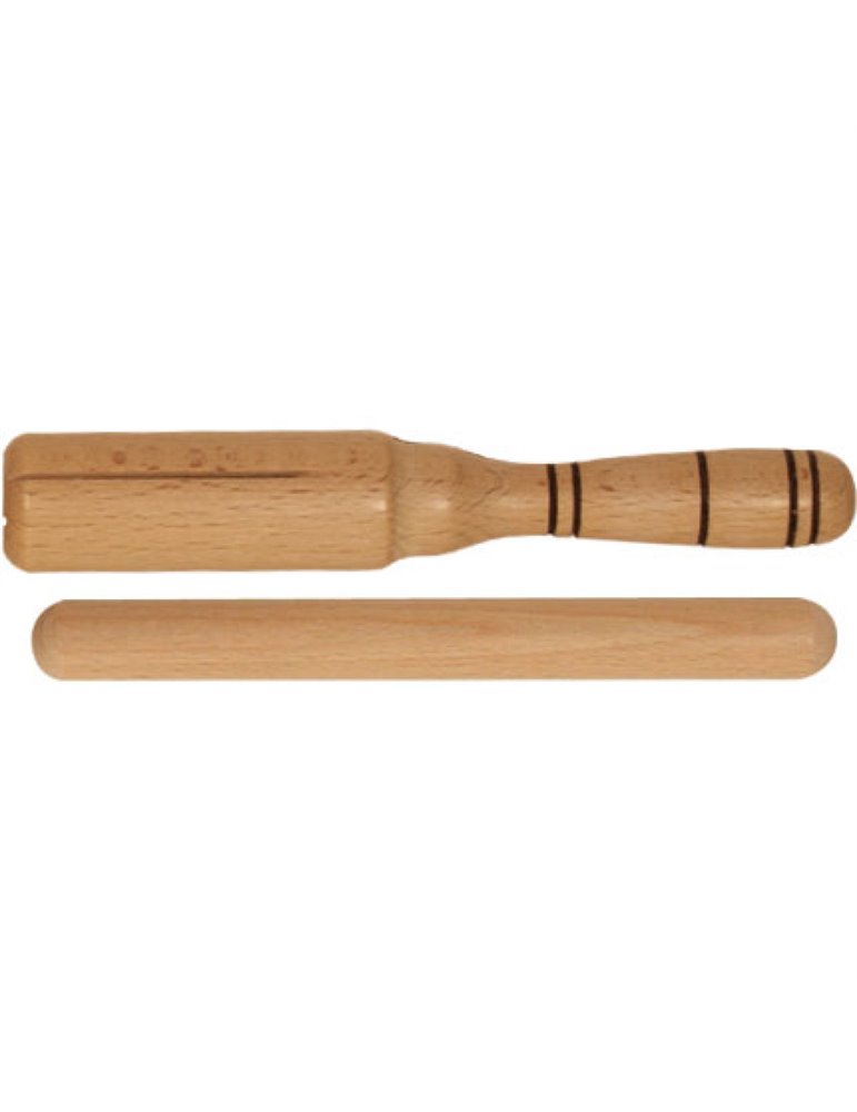 Güiro Tipo Agogo Goldon Madera Natural 33140