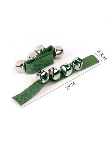 Muñequera Con Cascabeles Goldon 33406 Verde