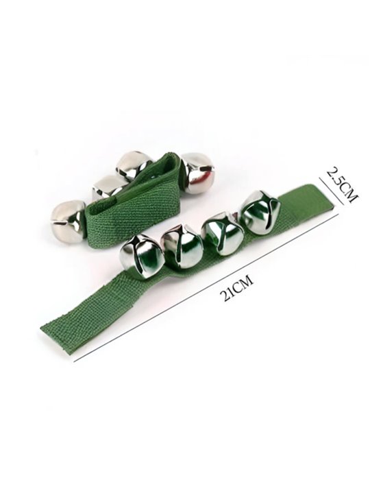 Muñequera Con Cascabeles Goldon 33406 Verde