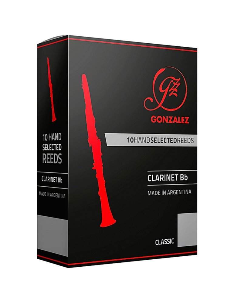 Caja 10 Cañas Clarinete Gonzalez Classic 2½