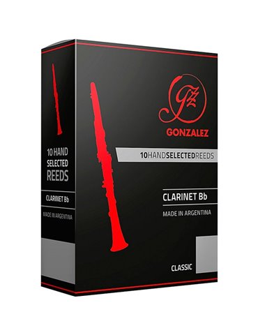 Caja 10 Cañas Clarinete Gonzalez Classic 3½