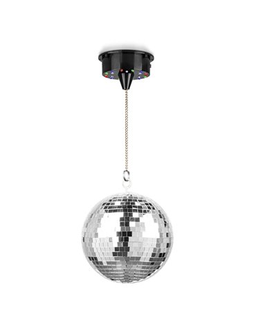 MB20ML Bola de disco con motor 18 LEDs, 20 cm