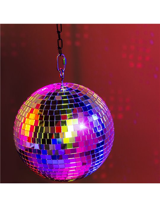 MB20ML Bola de disco con motor 18 LEDs, 20 cm