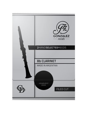 Caja 2 Cañas Clarinete Gonzalez GD Duo 2½