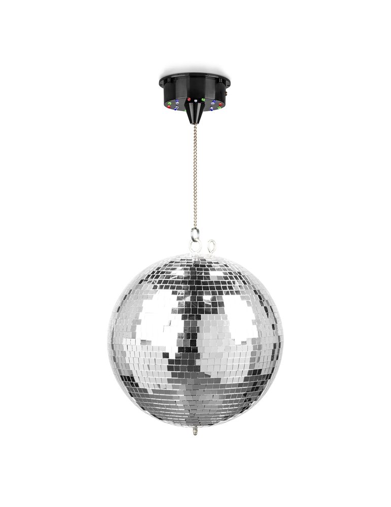 MB30ML Bola de disco con motor 18 LEDs, 30cm