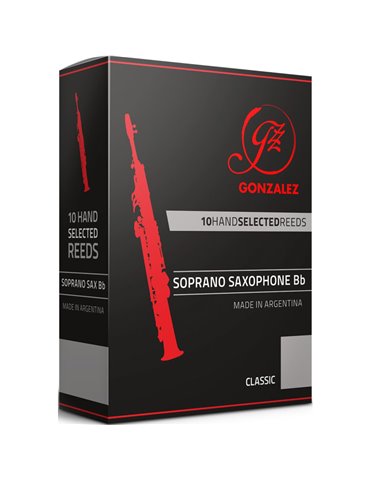 Caja 10 Cañas Saxo Soprano Gonzalez Classic 2