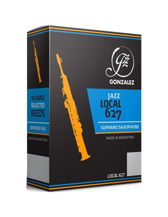 Caja 10 Cañas Saxo Soprano Gonzalez Local 627 Jazz 3½