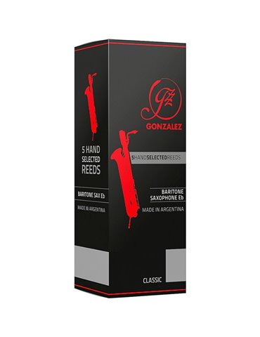 Caja 5 Cañas Saxo Baritono Gonzalez Classic 2