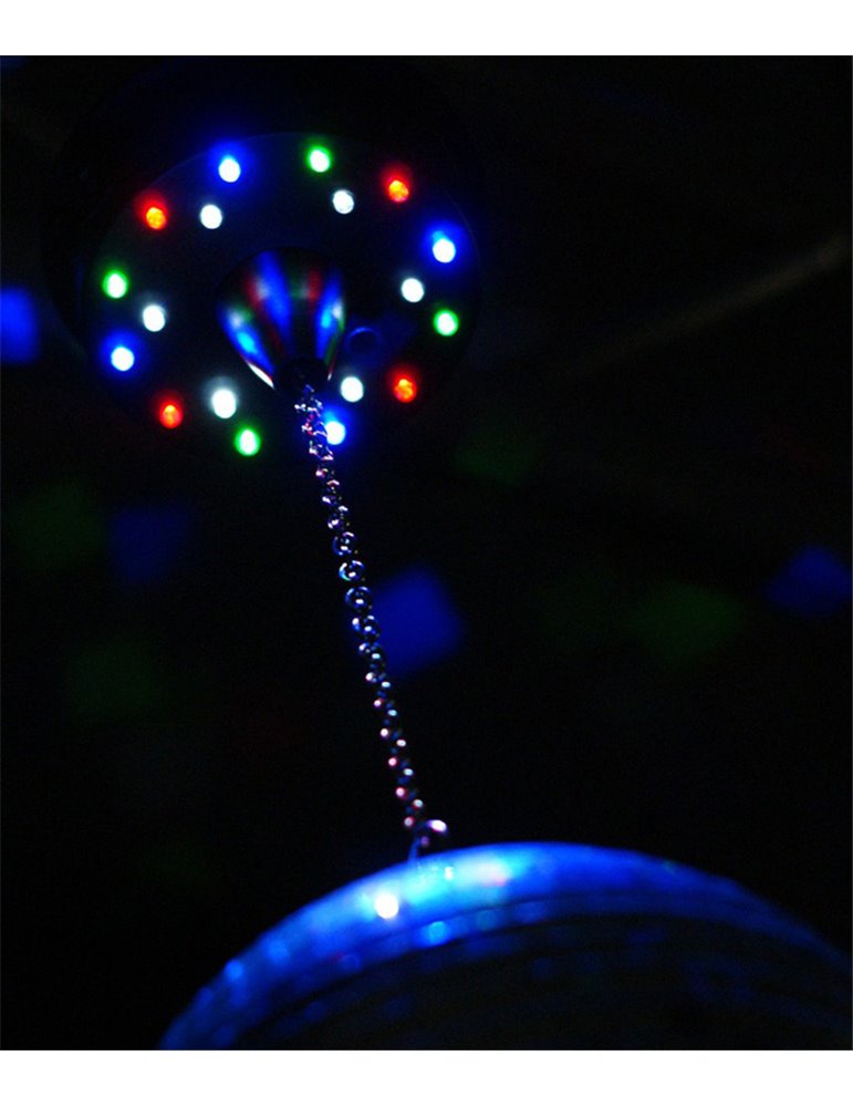 MBW18LED Motor para bolas de espejos con bateria con 18 LEDs