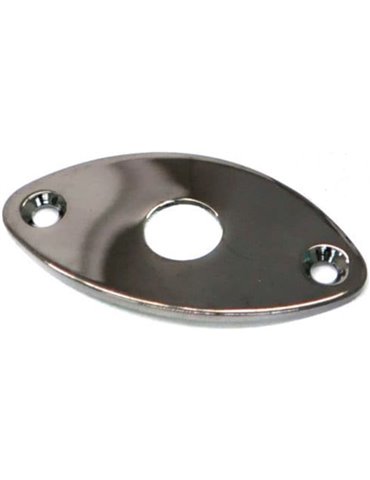 Placa Entrada Jack Gotoh Cosmo Negro JCB-2-CK