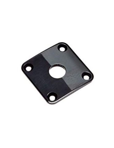 Placa Entrada Jack Gotoh Cosmo Negro JCB-4-CK