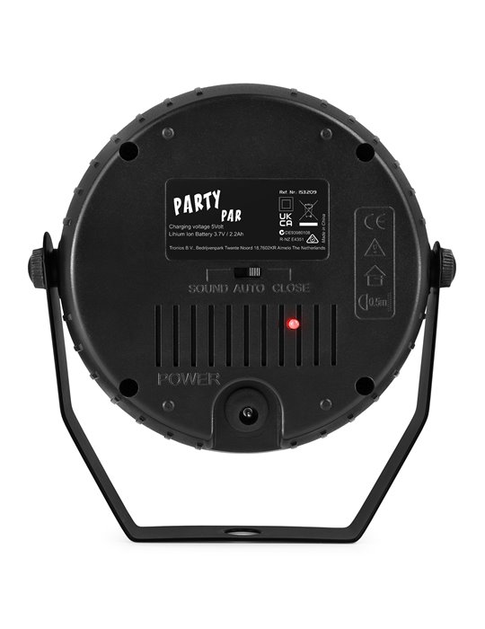 PLP14 Foco Par Party con batería 6x 1W UV
