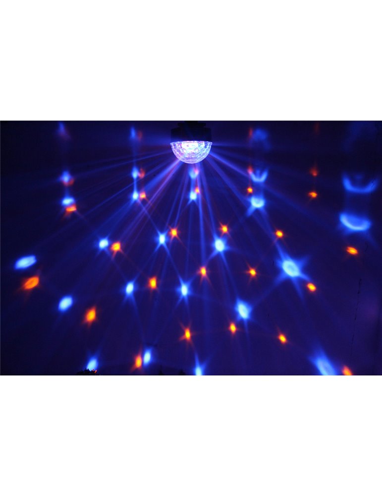 Magic Jelly DJ Ball Activada por sonido 6x 1W LED