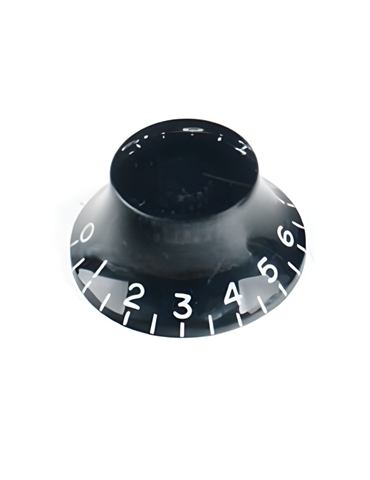 Botón Gotoh Les Paul KB-160 Negro Conico