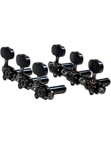 Clavijero Clásica Gotoh 35AR510S-EN-CK Tubo Aluminio Negro