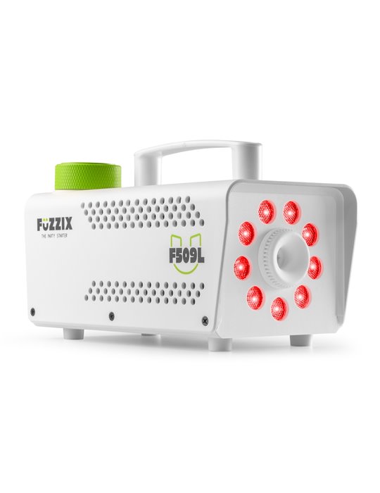 F509LW Máquina de humo Party 9 LEDs RGB Edición blanca