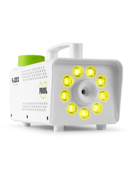 F509LW Máquina de humo Party 9 LEDs RGB Edición blanca