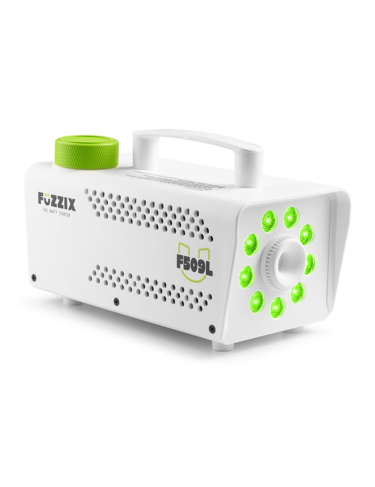 F509LW Máquina de humo Party 9 LEDs RGB Edición blanca