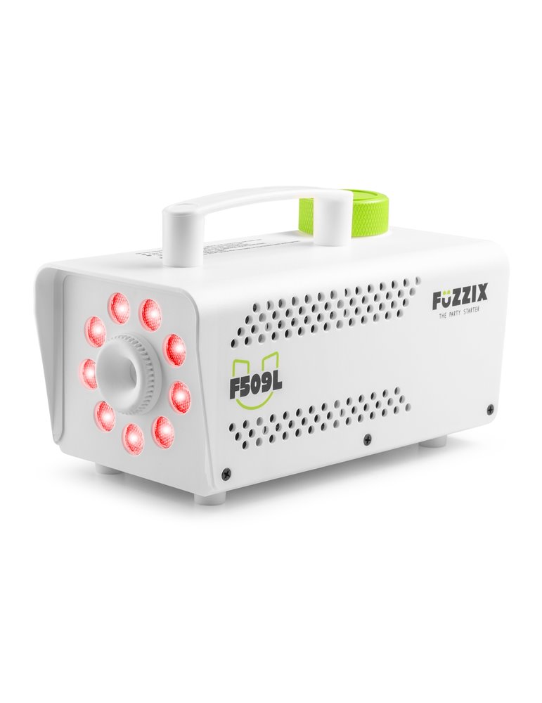 F509LW Máquina de humo Party 9 LEDs RGB Edición blanca
