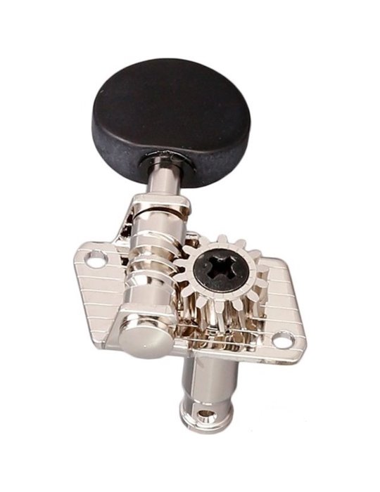 Clavijero Ukelele Gotoh UK12-B5-N Niquelado Palomilla Negra