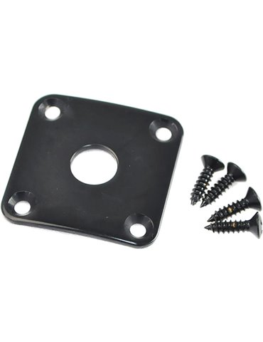 Placa Entrada Jack Gotoh Negra JCB-4-B