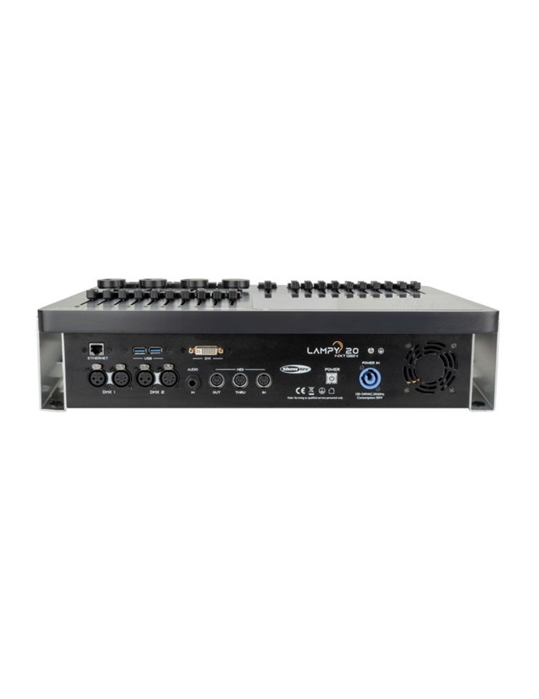 LAMPY 20 1U Consola DMX con 20 faders y 1 Universo