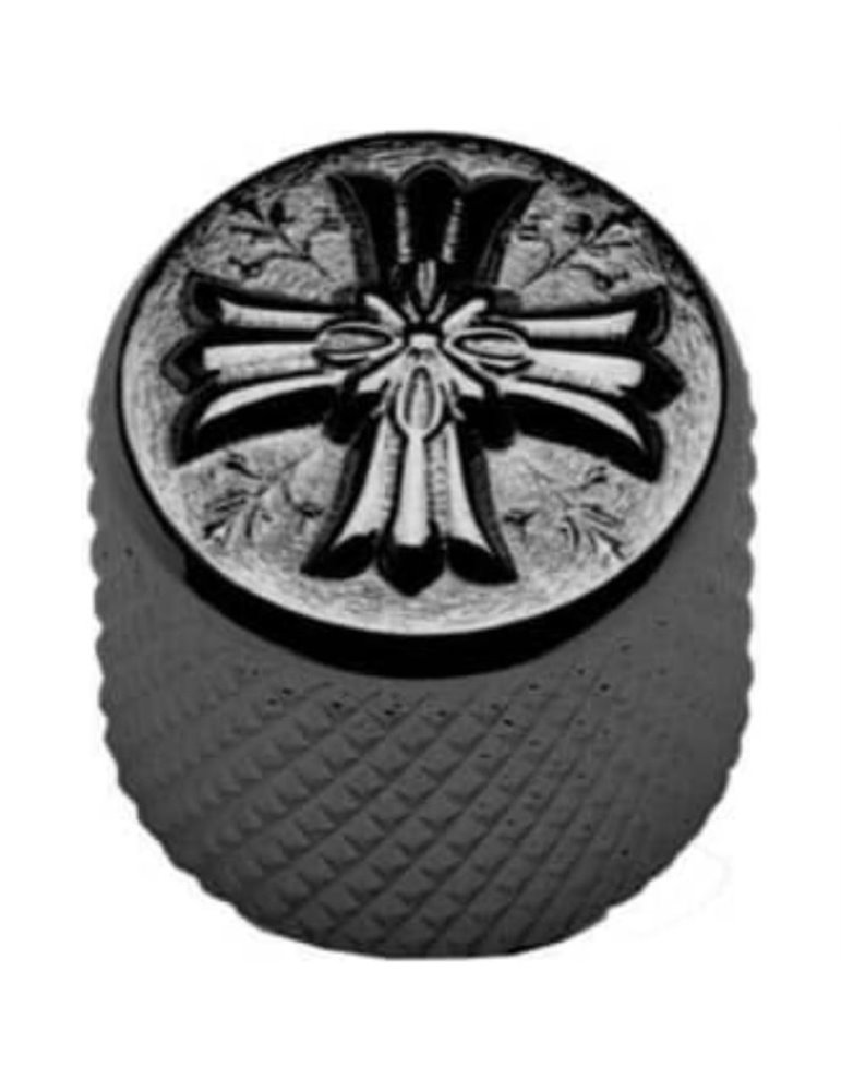 Botón Gotoh Cilíndrico 19X18,4 Cosmo Negro VK-ART-03-CK