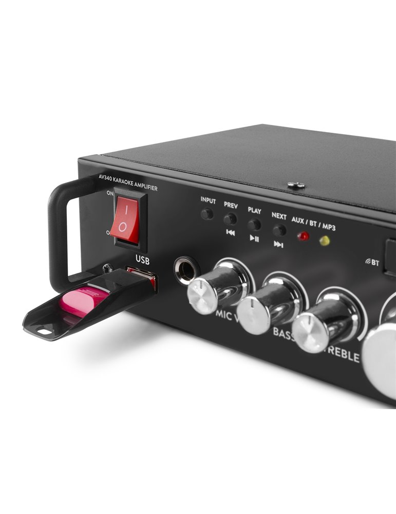AV340 Amplificador con reproductor Multimedia