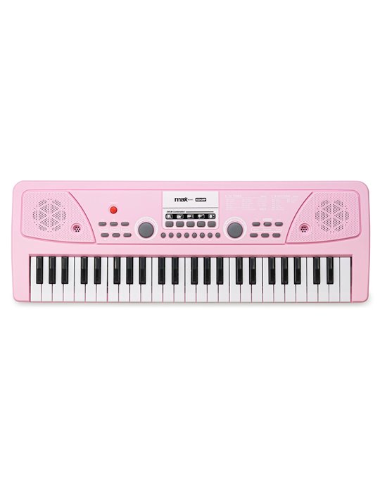 KD49P Teclado Electrónico 49 Teclas con Batería Rosa