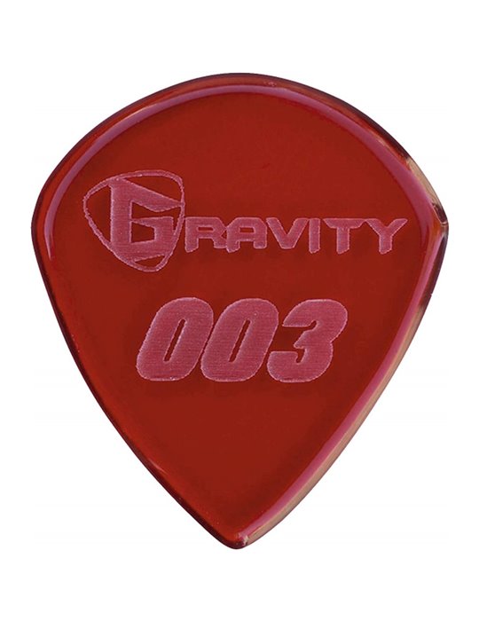 Púa Gravity 003 Jazz3 1.5mm Mate Roja G003M
