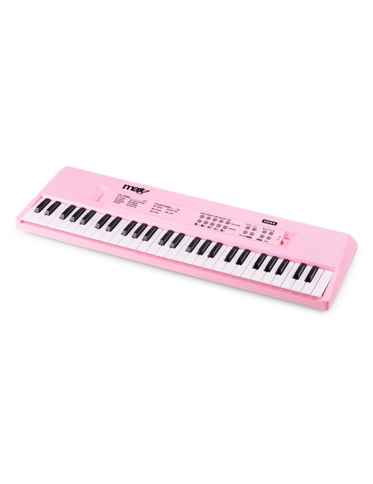 KD54 Teclado Electrónico 54 Teclas con Batería Rosa