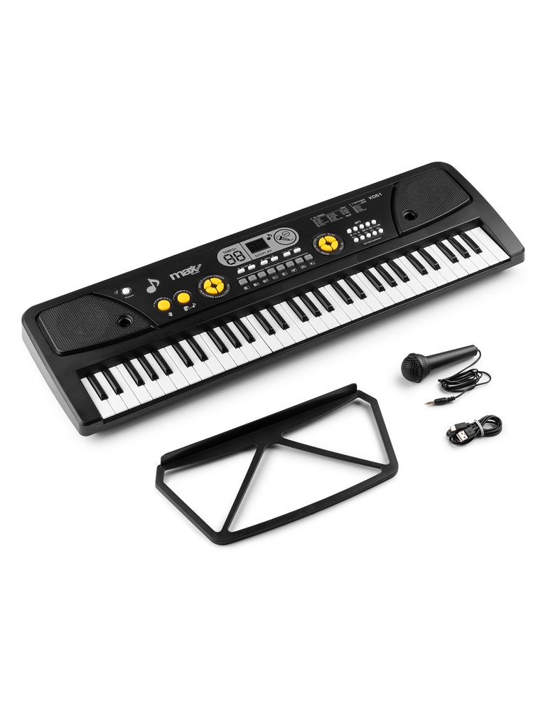 KD61 Teclado Electrónico 61 teclas con Batería