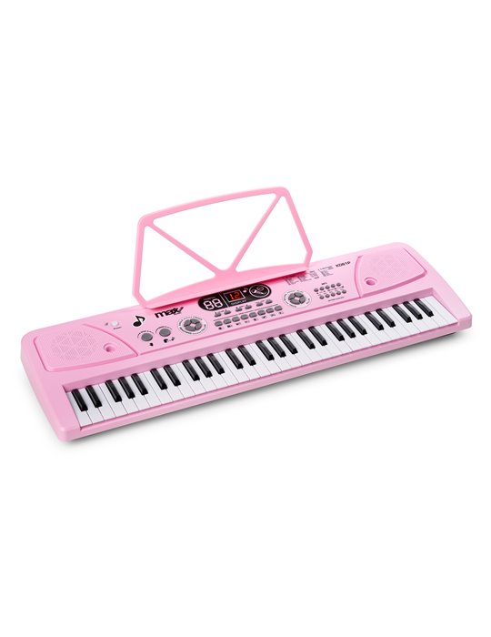 KD61P Teclado Electrónico 61 teclas con Batería Rosa