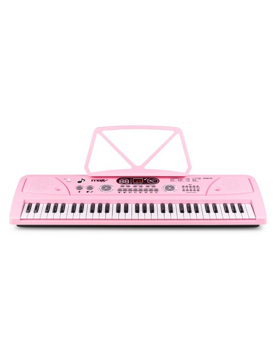 KD61P Teclado Electrónico 61 teclas con Batería Rosa