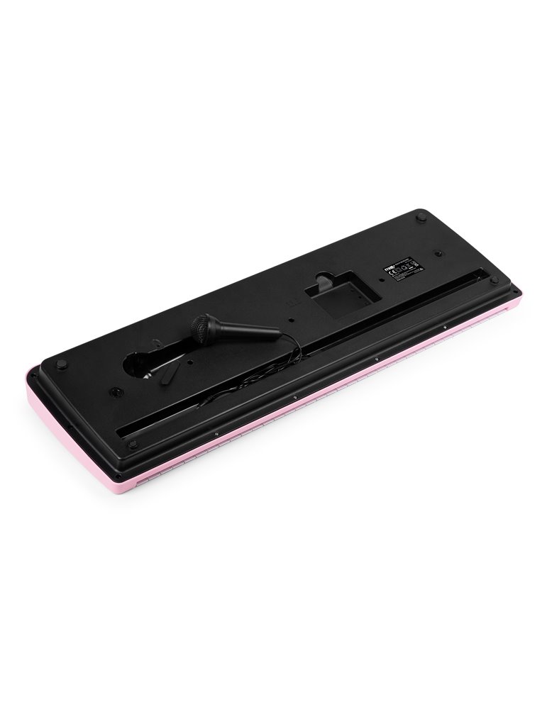 KD61P Teclado Electrónico 61 teclas con Batería Rosa